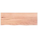 BLAT DO ŁAZIENKI JASNOBRĄZOWY 80X30X2CM LITE DREWNO