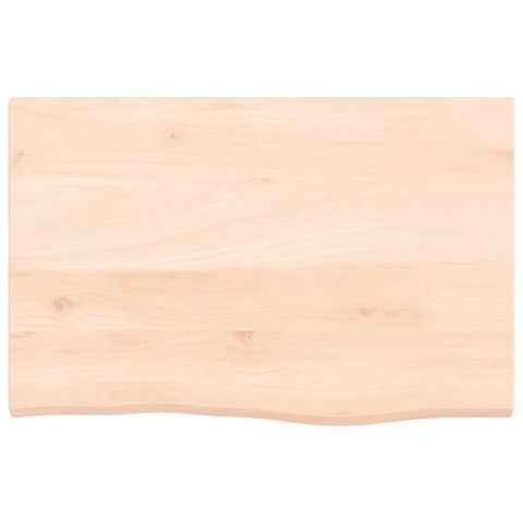 BLAT STOŁU 60X40X2CM SUROWE DREWNO DĘBOWE