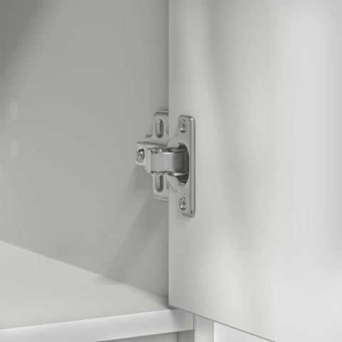 KOMODA Z SZUFLADAMI I DRZWIAMI BIAŁA 73X31X90CM