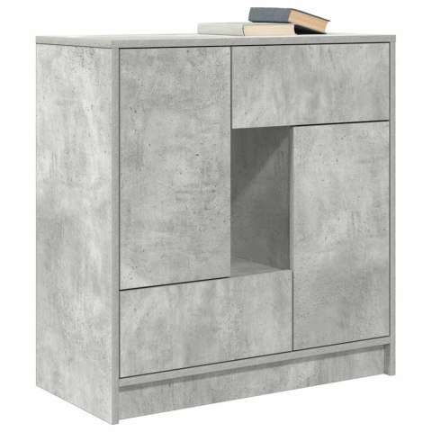 KOMODA Z SZUFLADAMI I DRZWIAMI SZAROŚĆ BETONU 70,5X34X74,5CM