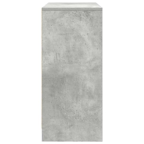 KOMODA Z SZUFLADAMI I DRZWIAMI SZAROŚĆ BETONU 70,5X34X74,5CM