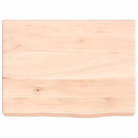 PÓŁKA 40X30X(2-6)CM SUROWE LITE DREWNO DĘBOWE