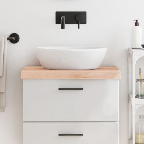 BLAT DO ŁAZIENKI 60X40X(2-6)CM SUROWE LITE DREWNO