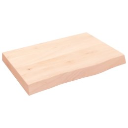 BLAT DO ŁAZIENKI 60X40X(2-6)CM SUROWE LITE DREWNO