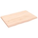 BLAT DO ŁAZIENKI 60X40X2CM SUROWE LITE DREWNO