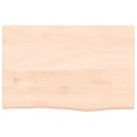 BLAT DO ŁAZIENKI 60X40X2CM SUROWE LITE DREWNO