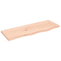 BLAT DO ŁAZIENKI 80X30X2CM SUROWE LITE DREWNO
