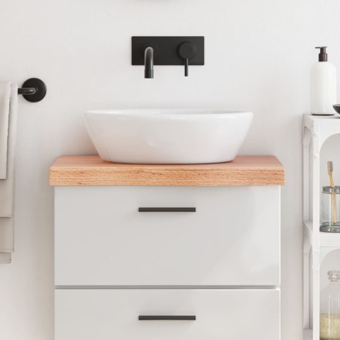 BLAT DO ŁAZIENKI JASNOBRĄZOWY 60X40X(2-6)CM LITE DREWNO