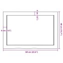 BLAT DO ŁAZIENKI JASNOBRĄZOWY 60X40X(2-6)CM LITE DREWNO