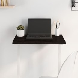 BLAT STOŁU CIEMNOBRĄZOWY 60X40X2CM LITE DREWNO DĘBOWE