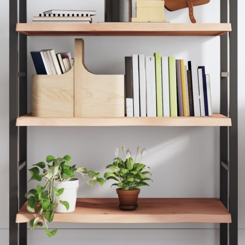 PÓŁKA 80X40X(2-4)CM SUROWE LITE DREWNO DĘBOWE