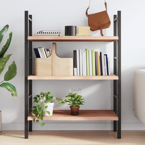 PÓŁKA 80X40X(2-4)CM SUROWE LITE DREWNO DĘBOWE