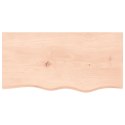 PÓŁKA 80X40X(2-4)CM SUROWE LITE DREWNO DĘBOWE