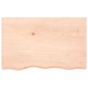 PÓŁKA 80X50X(2-6)CM SUROWE LITE DREWNO DĘBOWE