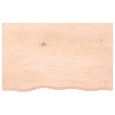 PÓŁKA 80X50X(2-6)CM SUROWE LITE DREWNO DĘBOWE