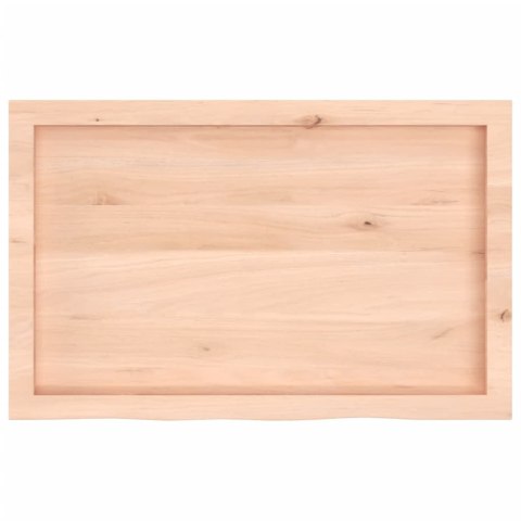 PÓŁKA 80X50X(2-6)CM SUROWE LITE DREWNO DĘBOWE