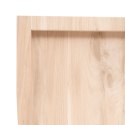 PÓŁKA 80X50X(2-6)CM SUROWE LITE DREWNO DĘBOWE