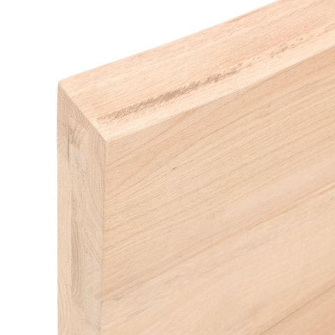 PÓŁKA 80X50X(2-6)CM SUROWE LITE DREWNO DĘBOWE