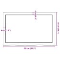 PÓŁKA 80X50X(2-6)CM SUROWE LITE DREWNO DĘBOWE