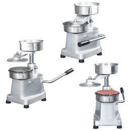 PRASA DO HAMBURGERÓW 13CM + 500 SZT. WOSKOWANEGO PAPIERU