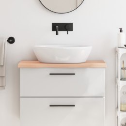 BLAT DO ŁAZIENKI 80X40X(2-4)CM SUROWE LITE DREWNO