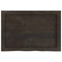 BLAT DO ŁAZIENKI CIEMNOBRĄZOWY 60X40X(2-6)CM LITE DREWNO