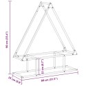 STOJAK NA DREWNO OPAŁOWE ANTRACYT 80X25X90CM