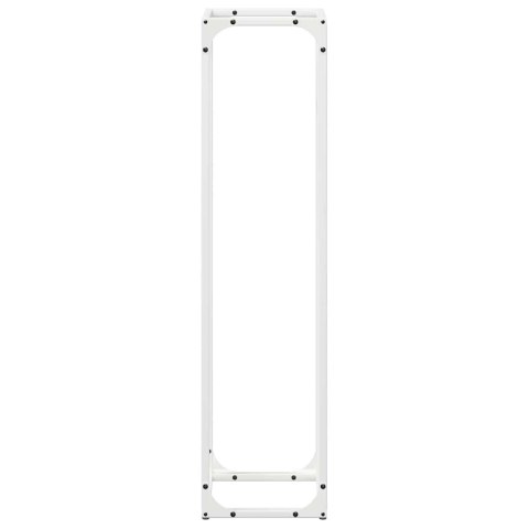 STOJAK NA DREWNO OPAŁOWE BIAŁY 25X25X100CM