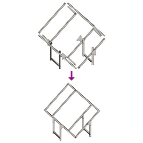 STOJAK NA DREWNO OPAŁOWE BIAŁY 60X25X60CM