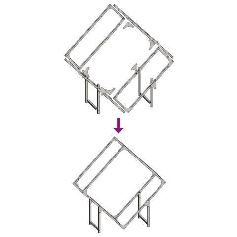 STOJAK NA DREWNO OPAŁOWE OLIWKOWO-ZIELONY 80X25X80CM