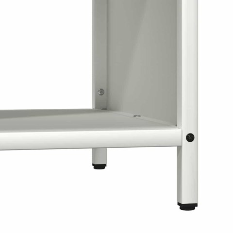 STOJAK NA DREWNO OPAŁOWE Z DREWNIANYM BLATEM 100,5X35,5X40CM