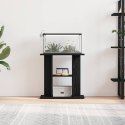 SZAFKA POD AKWARIUM CZARNY DĄB 60X30X60CM