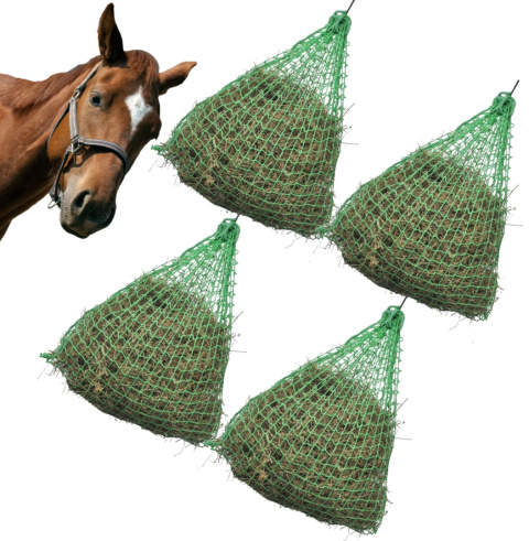 SIATKA NA SIANO DLA KONIA ZIELONA OCZKO 4,5CM 0,75X 0,75M. 4 SZTUKI