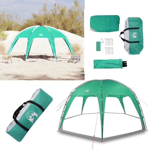 NAMIOT IMPREZOWY MORSKA ZIELEŃ WODOODPORNY 525X 525X 255CM