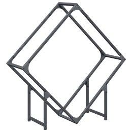 STOJAK NA DREWNO OPAŁOWE ANTRACYT 80X25X80CM