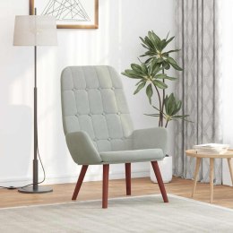 FOTEL JASNOSZARY OBITY AKSAMITEM