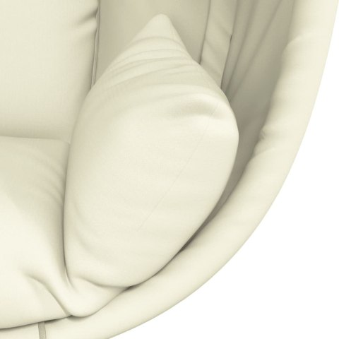 STYLOWY FOTEL WISZĄCY HUŚTAWKA FOTEL OGRODOWY KOKON + PODUSZKI GRATIS