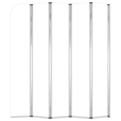 PARAWAN NA WANNĘ 120X 140CM SZKŁO HARTOWANE PRZEZROCZYSTE