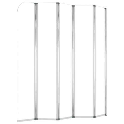 PARAWAN NA WANNĘ 120X 140CM SZKŁO HARTOWANE PRZEZROCZYSTE