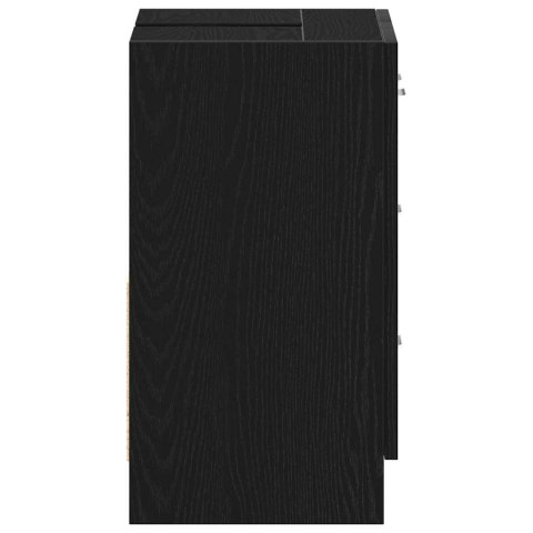 SZAFKA POD UMYWALKĘ CZARNY DĄB 63X30X54CM