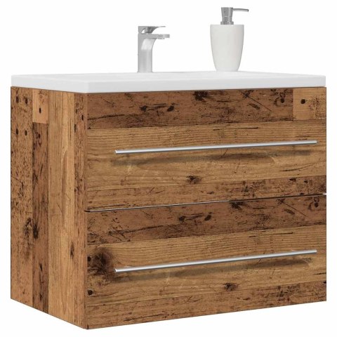 SZAFKA POD UMYWALKĘ STARE DREWNO 60X38,5X48CM