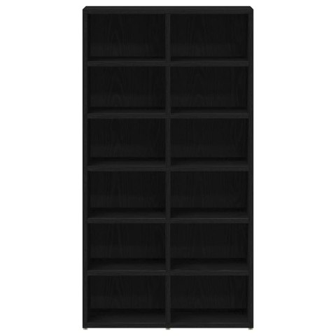 SZAFKA NA BUTY CZARNY DĄB 54X34X100,5CM