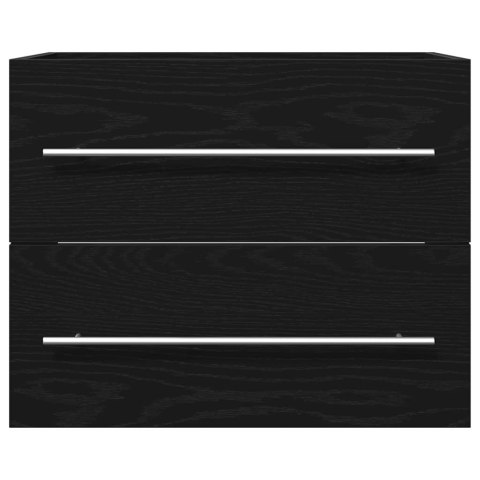 SZAFKA POD UMYWALKĘ CZARNY DĄB 60X38,5X48CM