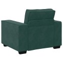 SOFA FOTEL CIEMNOZIELONY 59CM AKSAMIT
