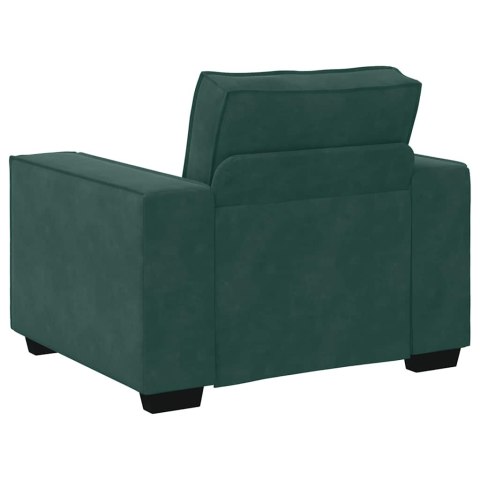 SOFA FOTEL CIEMNOZIELONY 59CM AKSAMIT