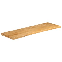 BLAT STOŁU 140X40X2,5CM NATURALNA KRAWĘDŹ LITE DREWNO MANGO