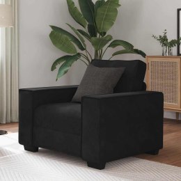 SOFA FOTEL CZARNY 59CM AKSAMIT