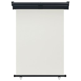 MARKIZA BOCZNA TARASOWA OGRÓD BALKON ROLETA PARAWAN OSŁONA 125X250CM KREMOWA