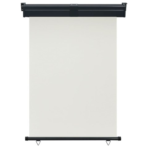 MARKIZA BOCZNA TARASOWA OGRÓD BALKON ROLETA PARAWAN OSŁONA 125X250CM KREMOWA