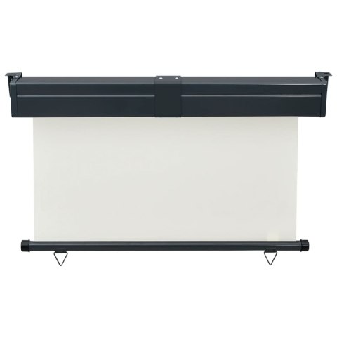 MARKIZA BOCZNA TARASOWA OGRÓD BALKON ROLETA PARAWAN OSŁONA 125X250CM KREMOWA